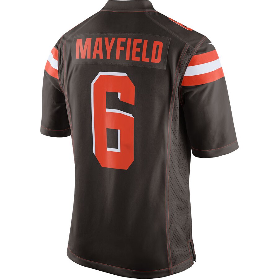 Cleveland Browns Nike #6  Baker Mayfield Youth Jersey-Brown