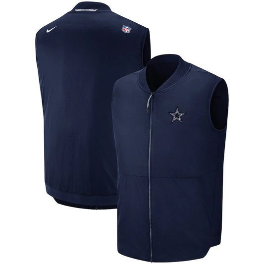 Dallas Cowboys Sideline Vest By Nike - Blue