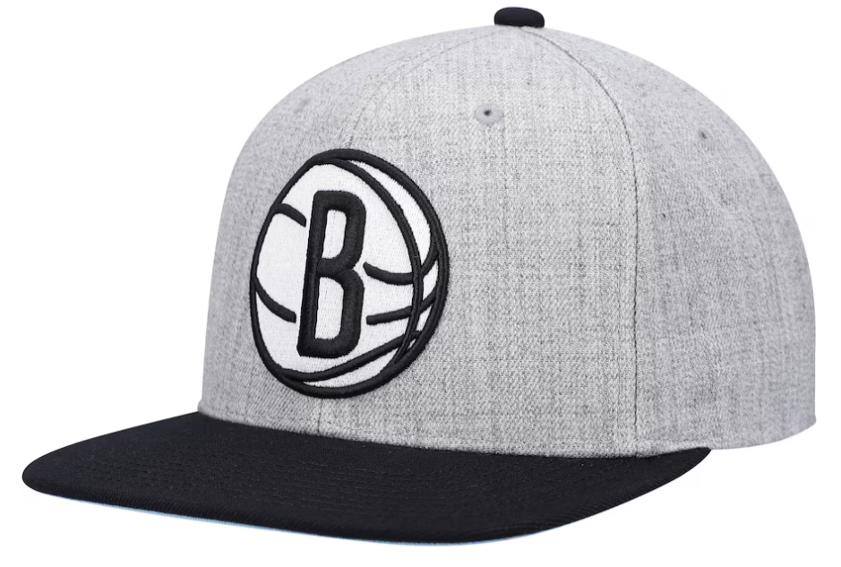 Brooklyn Nets Mitchell & Ness Heather Underpop Snapback