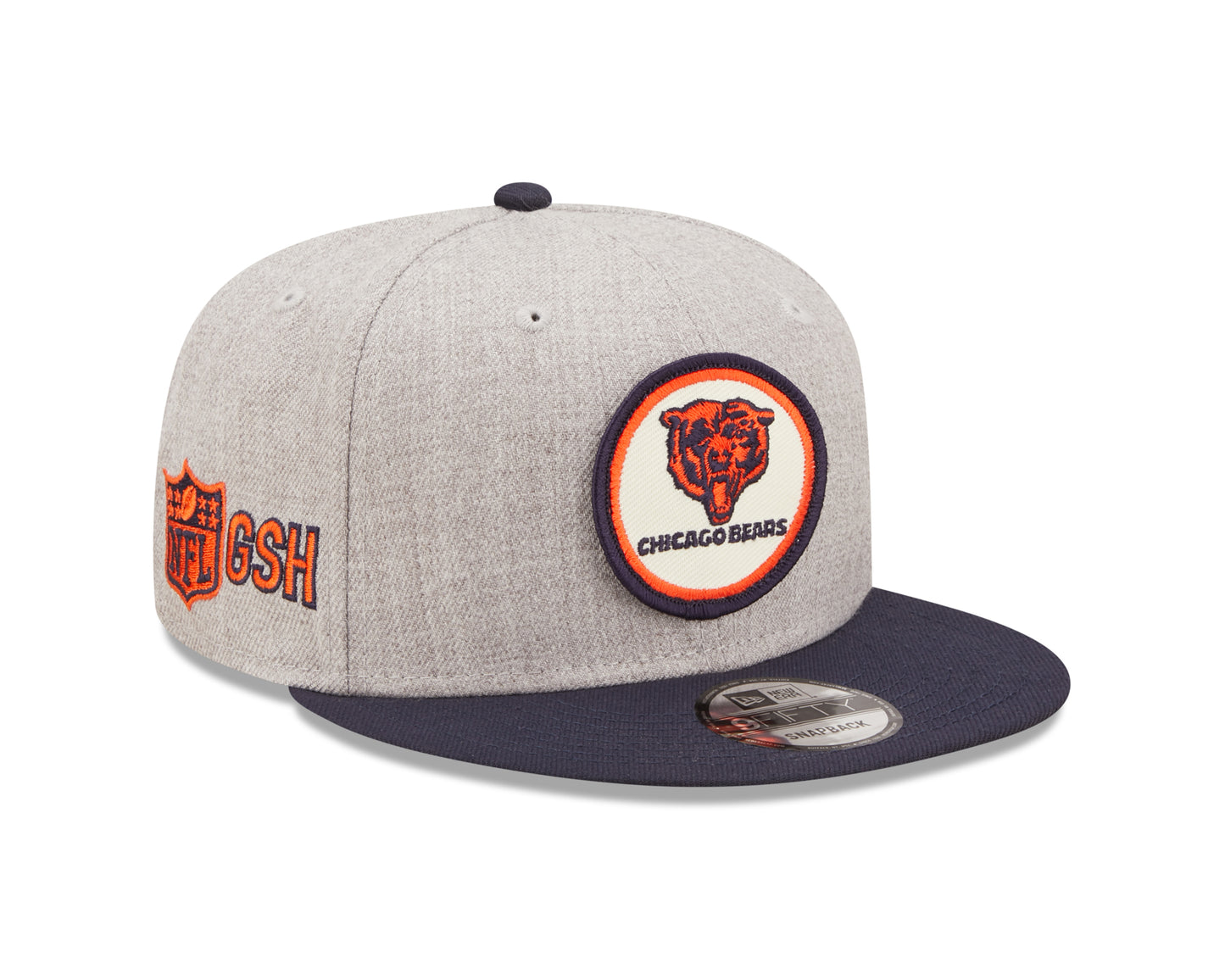 Chicago Bears NFL New Era Sideline Historic 9FIFTY Snapback Hat - Heather