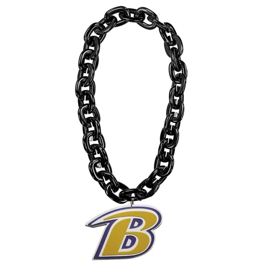 Baltimore Ravens Aminco Foam Team "B" Fan Chain- Black
