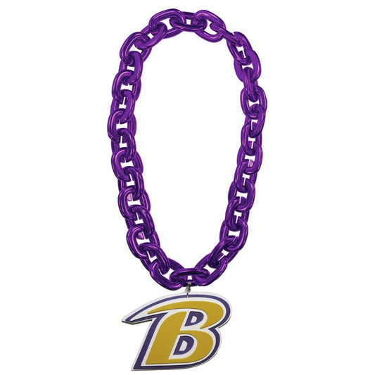 Baltimore Ravens Aminco Foam Team "B" Fan Chain- Purple