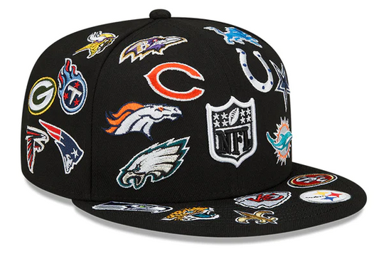 NFL All Over Logos New Era 59FIFTY Fitted Hat