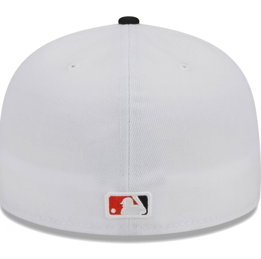 Baltimore Orioles New Era Optic 59FIFTY Fitted Hat - White/Black