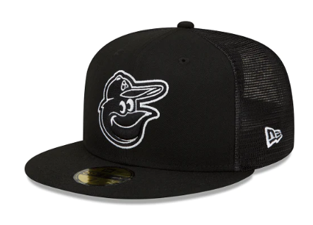 Baltimore Orioles New Era Batting Pratice 59fifty Hat - Black