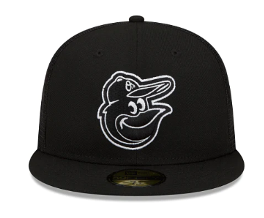 Baltimore Orioles New Era Batting Pratice 59fifty Hat - Black
