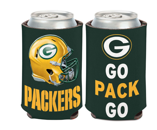 Green Bay Packers Team Slogan Can Cooler