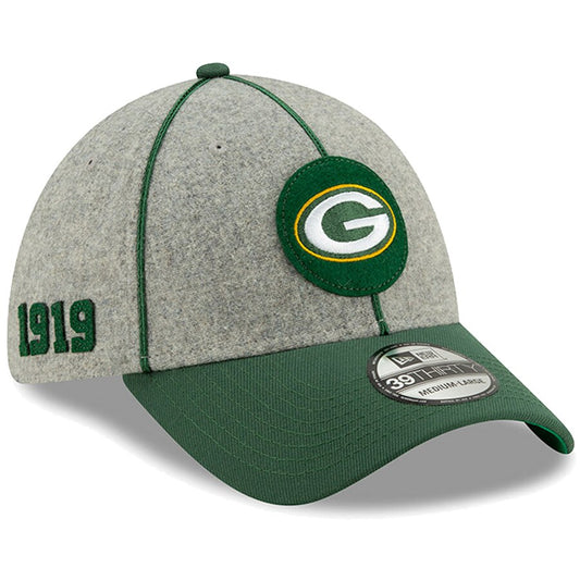 Green Bay Packers New Era Sideline Home 1919 39THIRTY Hat