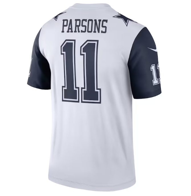 Dallas Cowboys Micah Parsons #11 White Legend Color Rush Men's Jersey
