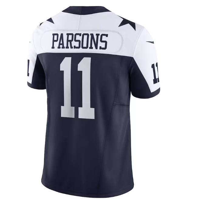 Dallas Cowboys #11 Micha Parsons Nike Vapor F.U.S.E. Limited Jersey- Throwback