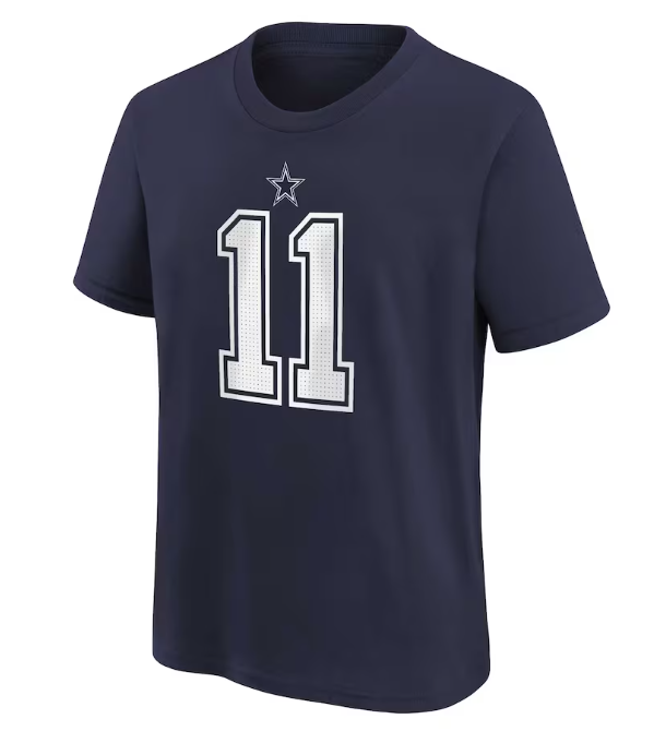 Dallas Cowboys Nike Youth #11 Micha Parsons Player T-Shirt- Blue