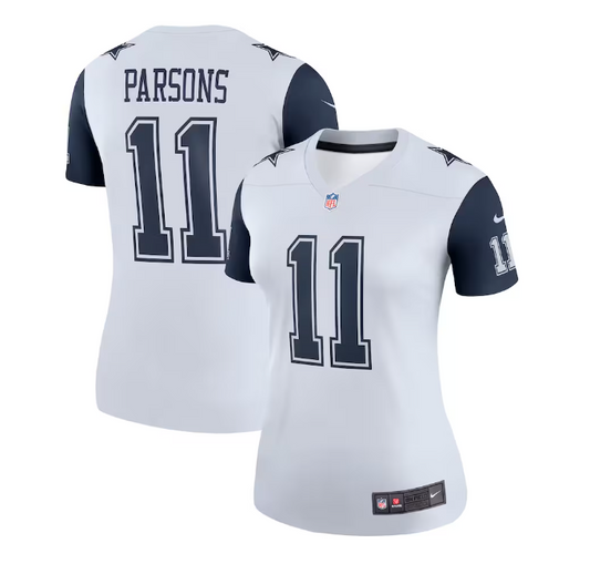 Dallas Cowboys Nike Women's #11 Micah Parsons Legend White Jersey