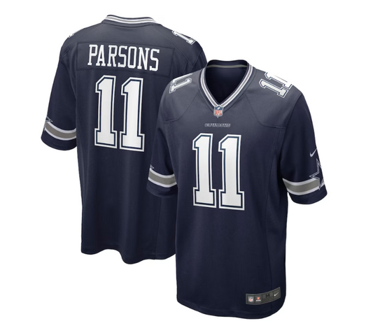Dallas Cowboys Nike #11 Micha Parsons Youth Game Jersey- Blue