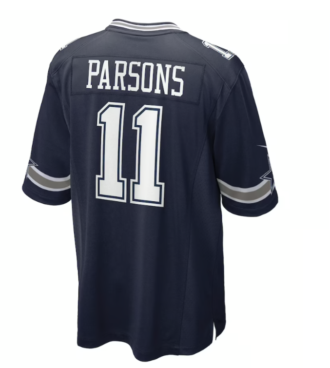 Dallas Cowboys Nike #11 Micha Parsons Youth Game Jersey- Blue