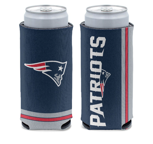 New England Patriots Slim Can Cooler