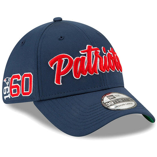 New England Patriots New Era 2019 NFL Sideline Home 1960 39THIRTY Flex Fit Hat