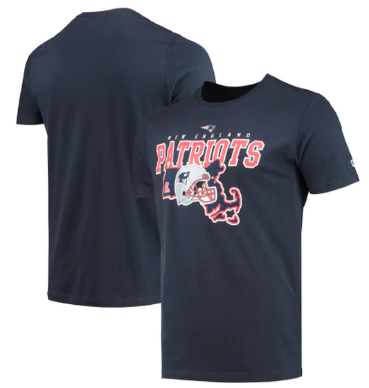 New England Patriots New Era State Pride T-Shirt - Navy