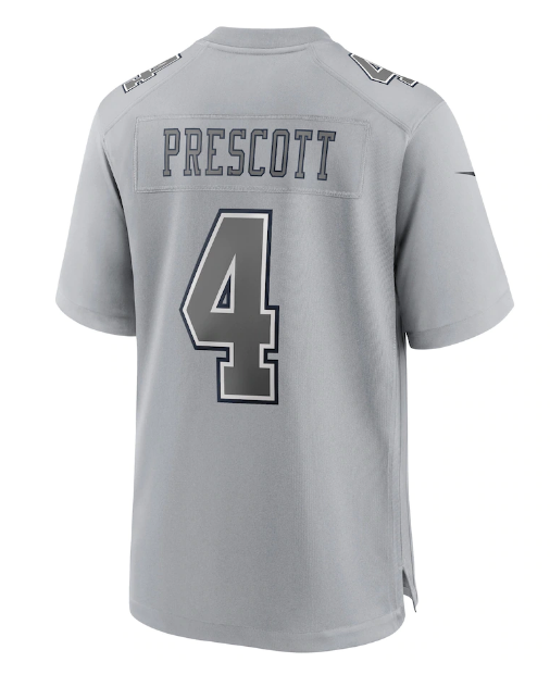 Dallas Cowboys #4 Dak Prescott Nike Atmosphere Men's Jersey