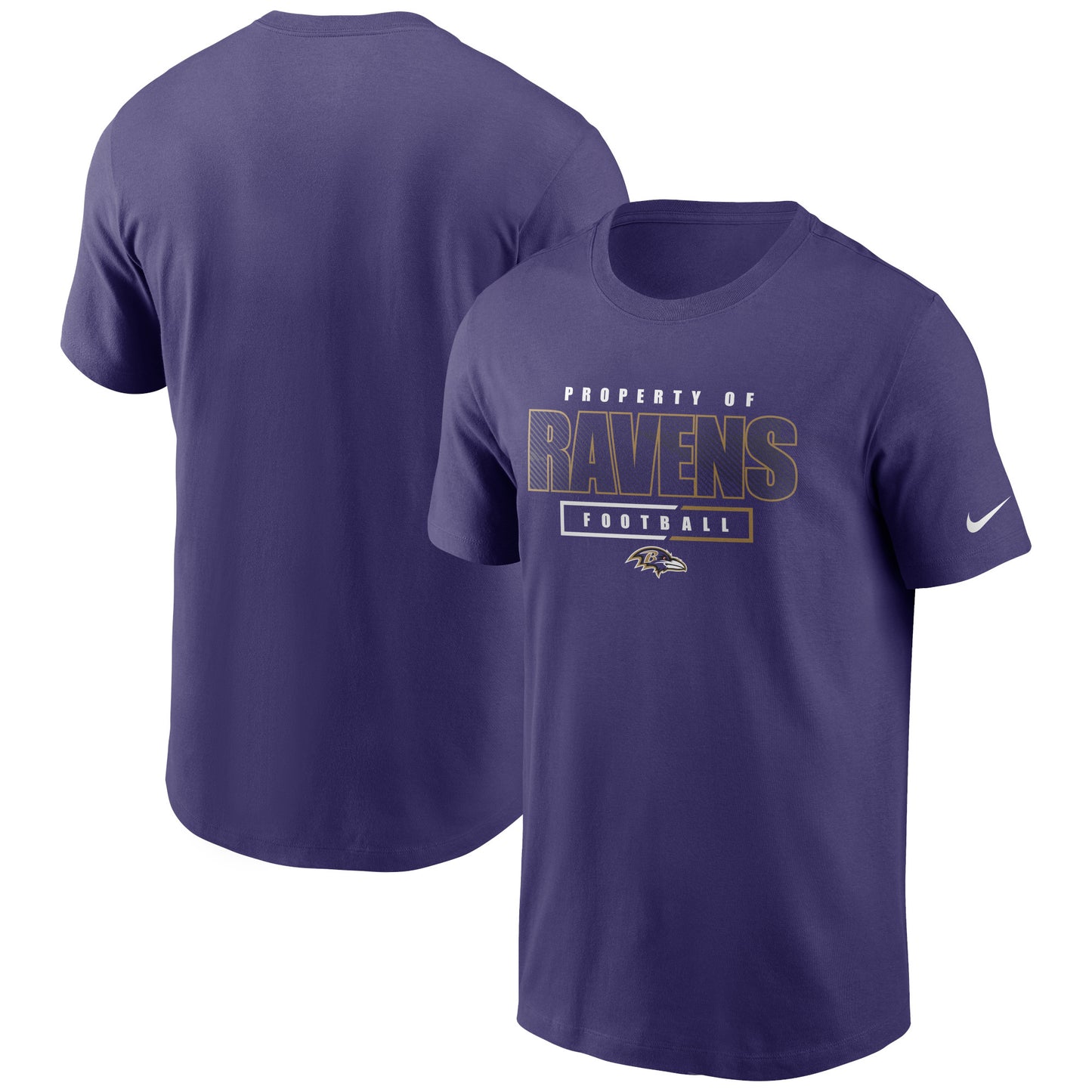 Baltimore Ravens Nike Team Property Of Essential T-Shirt - Purple