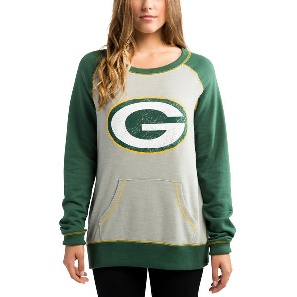 Green Bay Packers Womens Overtime Queen Crew Neck Sweatshirt