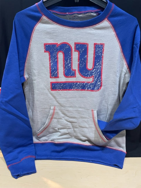New York Giants Women's Overtime Queen Crew Neck Sweatshirt