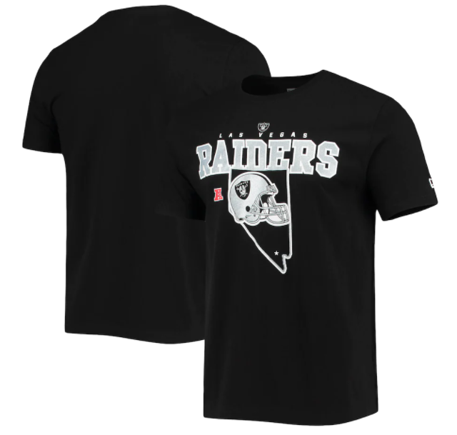 Las Vegas Raiders New Era State Pride T-Shirt - Black