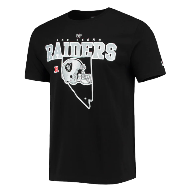 Las Vegas Raiders New Era State Pride T-Shirt - Black