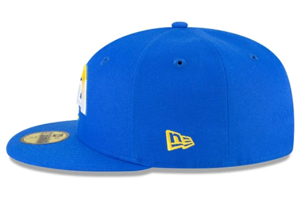 Los Angeles Rams New Era Blue Team Basic 59Fifty Fitted Hat