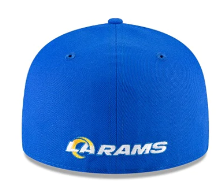 Los Angeles Rams New Era Blue Team Basic 59Fifty Fitted Hat