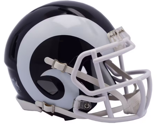 Los Angeles Rams Mini Replica Helmets - Blue