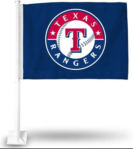 Texas Rangers Fremont Die Car Flags