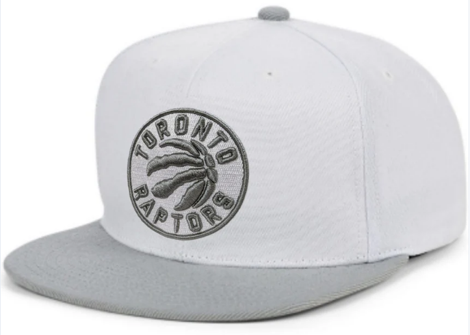 Toronto Raptors Mitchell & Ness Cool Gray 7 Snapback Hat