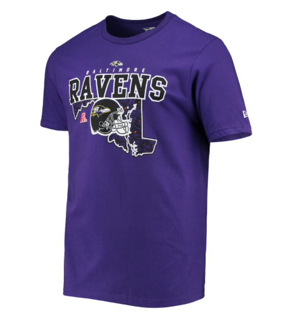 Baltimore Ravens New Era State Pride T-Shirt - Purple