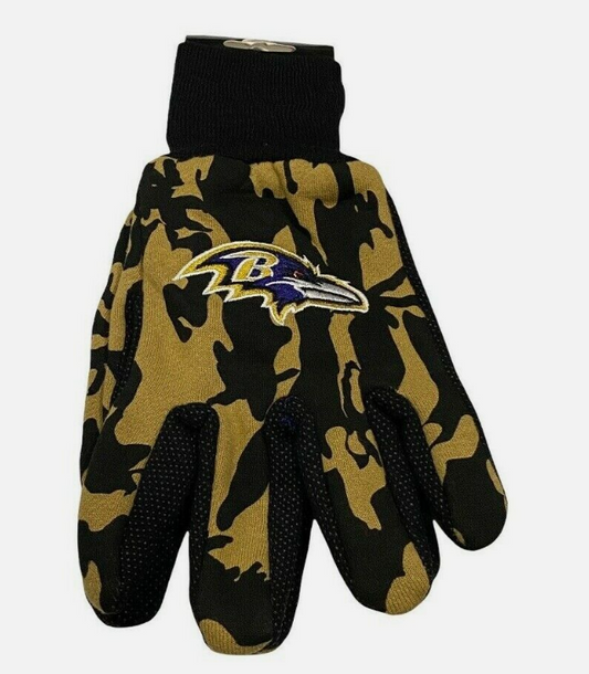 Baltimore Ravens Wincraft Camo Utility Gloves