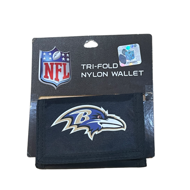Baltmore Ravens Concept One Tri-Fold Nylon Wallet