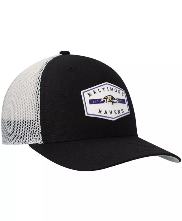 Baltimore Ravens '47 Brand Team Convoy Trucker Mesh Snapback Hat