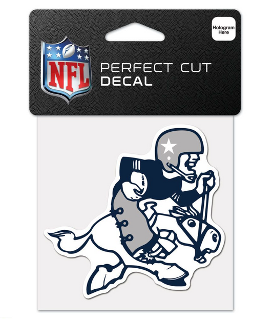 Dallas Cowboys Wincraft Perfect Cut Retro Joe Color Decal 4"x4"