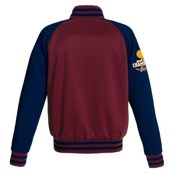 Cleveland Cavaliers 2016 NBA Champs Reversible Trac Mens Jacket - Burgundy