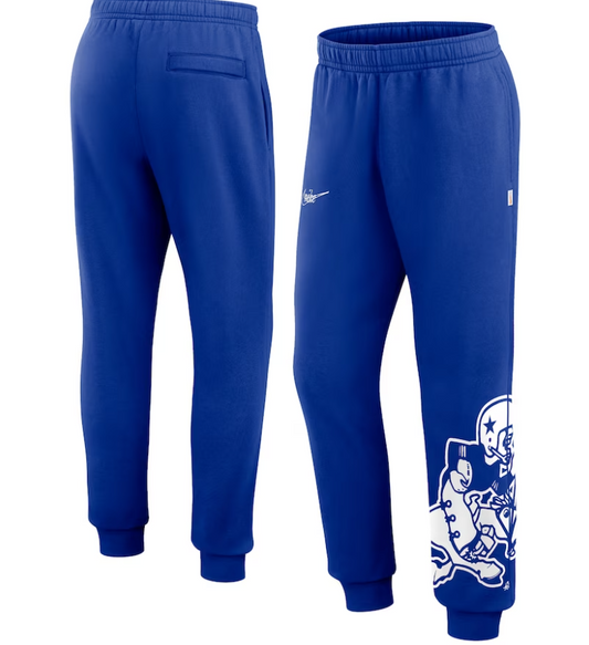 Dallas Cowboys Nike Royal club Logo Crop Joggers