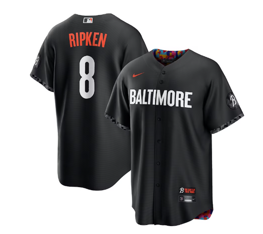 Baltimore Orioles Nike  Cal Ripken #8 City Connect Jersey