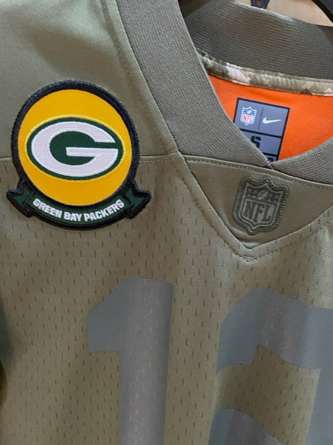 Green Bay Packers Aaron Rodgers  Nike Youth Salute to Service Game Jersey