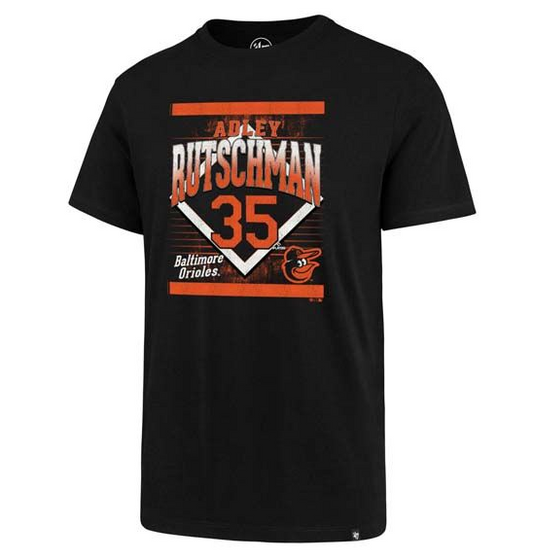 Baltimore Orioles '47 Brand Adley Rutschman Super Rival Player Men's T-shirts