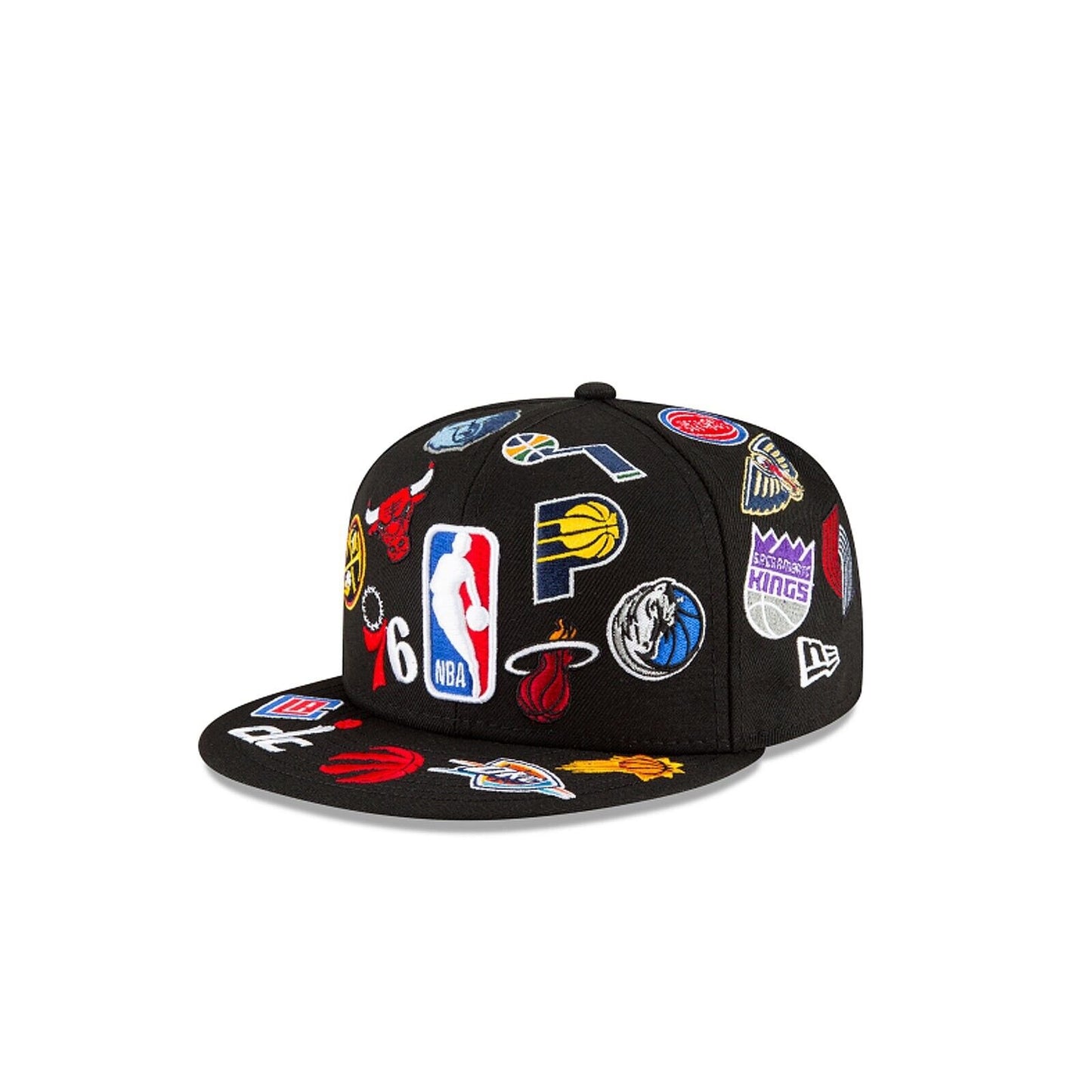 NBA All Over Logos New Era 59FIFTY Fitted Hat