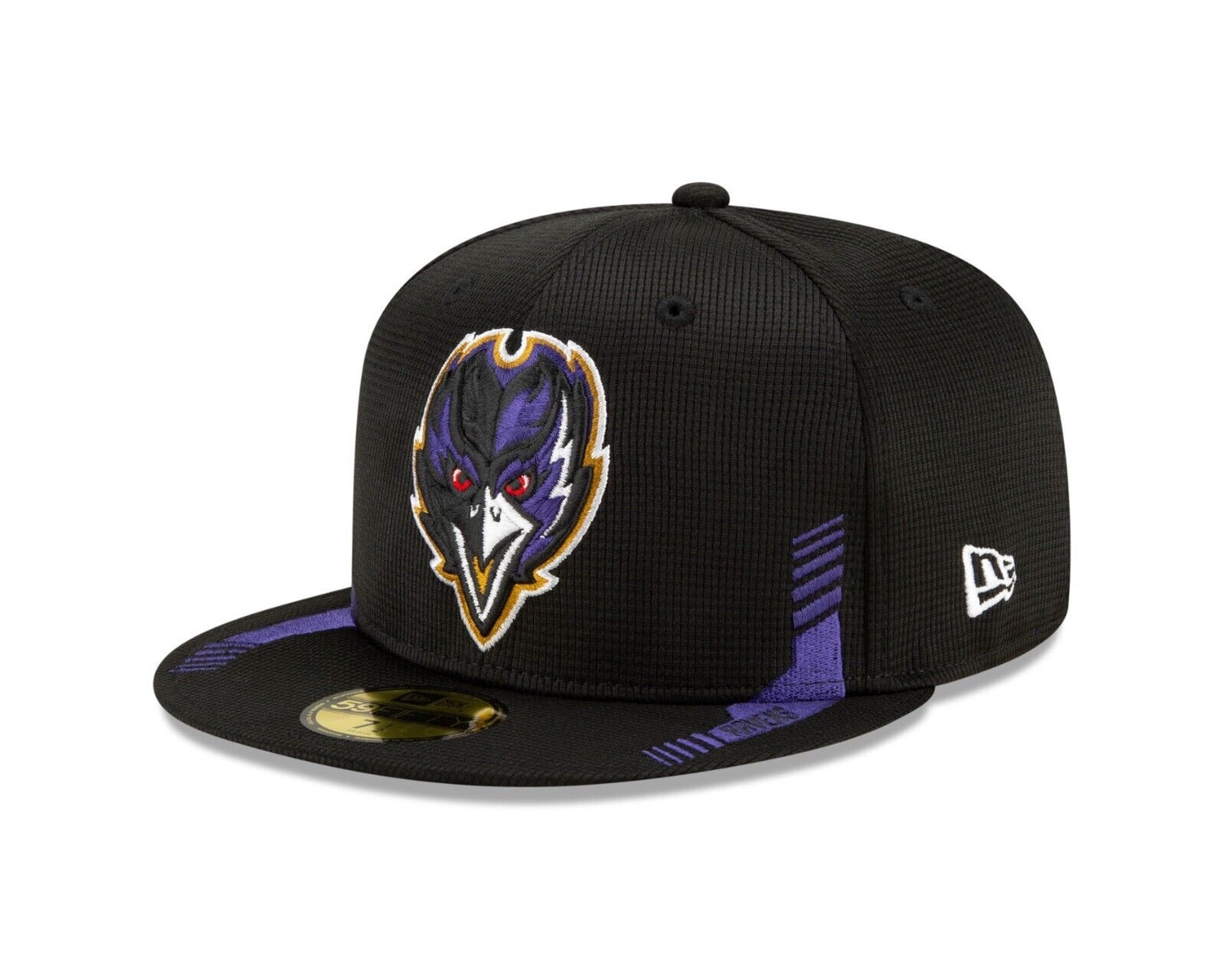 Baltimore Ravens New Era NFL Sideline Home Official 59FIFTY Fitted Hat - Black