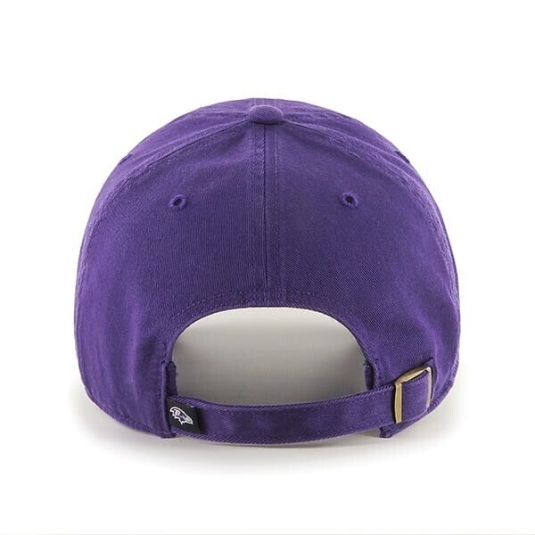 '47 Baltimore Ravens Clean Up Hat Adjustable Hat - Purple