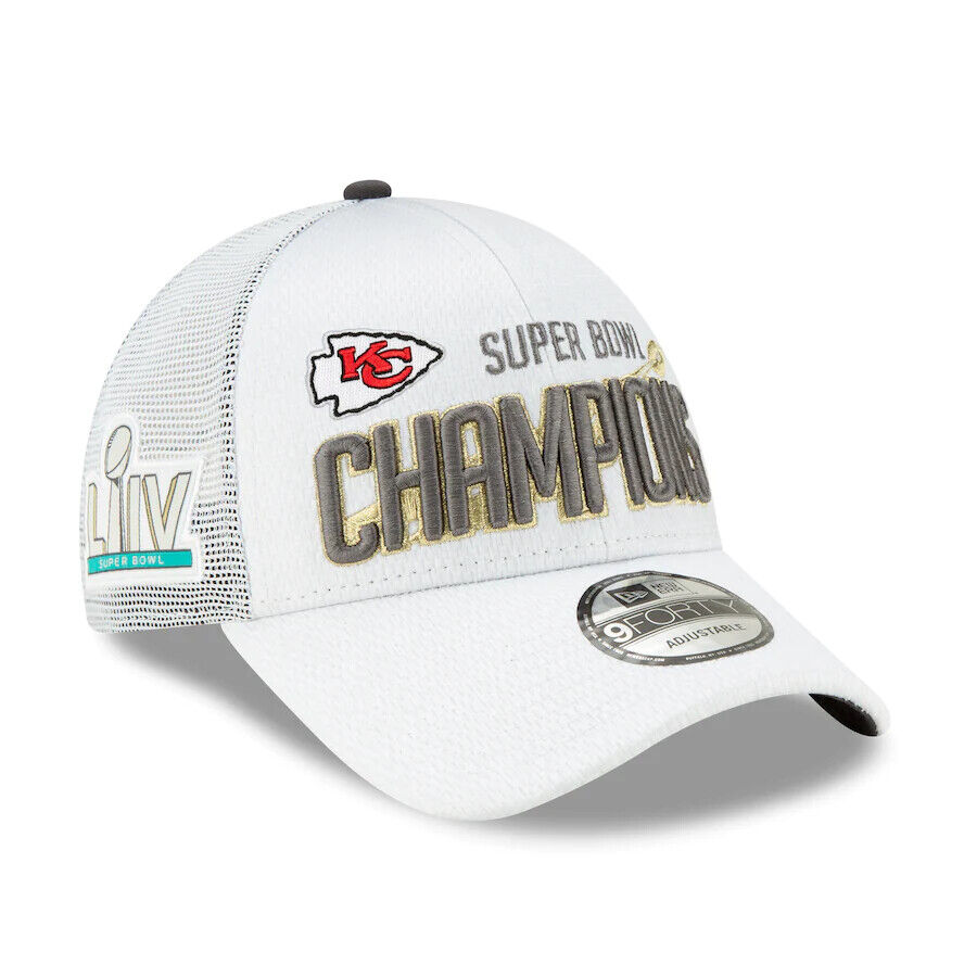 Kansas City Chiefs New Era Super Bowl LIV Champions Locker Room 9FORTY HAT
