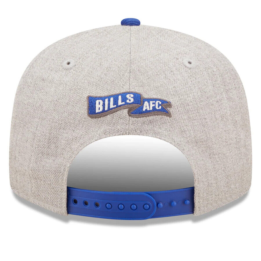 Buffalo Bills NFL New Era Sideline Historic 9FIFTY Snapback Hat - Heather