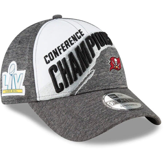 Tampa Bay Buccaneers NFC Conference Champions Locker Room adjustable hat- Gray