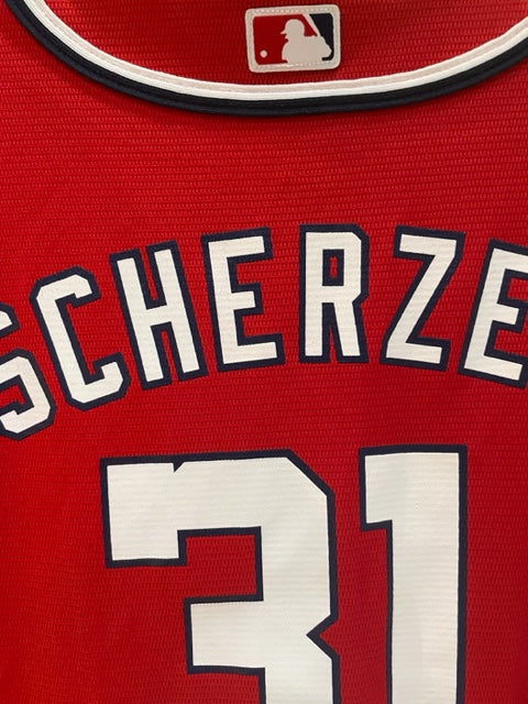 Washington Nationals #31 Max Scherzer Youth Jersey - Red