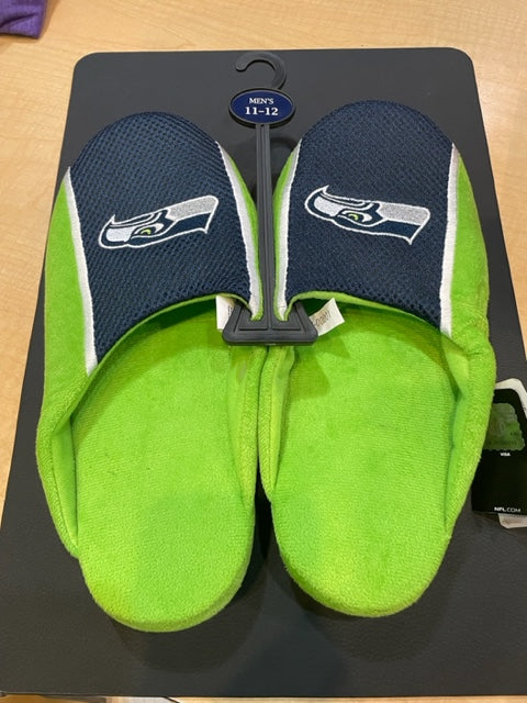 Seattle Seahawks Mens Foco NFL Team Jersey Mesh Slippers